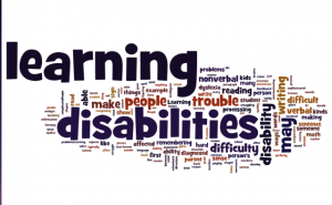 learning disabilities tag cloud image
